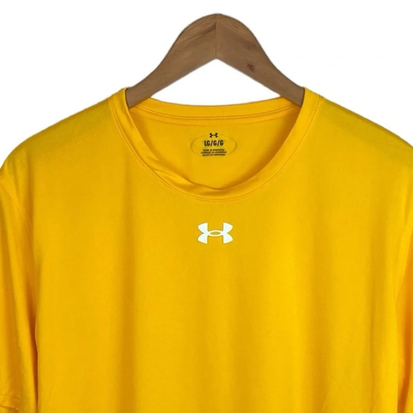 TS644 Men’s Under Armour Performance Workout Gym T Shirt L - Picture 2 of 4